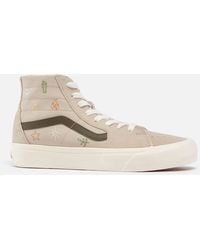 Vans - Mystical Embroidery Sk8 Suede And Canvas Trainers - Lyst