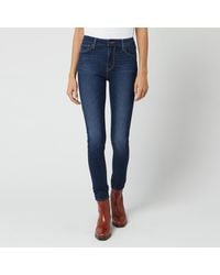 Levi's 721 High Rise Skinny Jeans - Blue