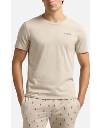 Polo Ralph Lauren - Small Logo Cotton-Jersey Lounge T-Shirt - Lyst