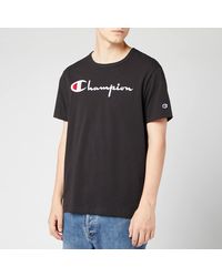 champion t shirt mens black