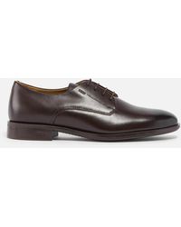 BOSS - Colby Leather Derby Shoes - Lyst