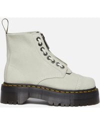 Dr. Martens - Sinclair Leather Zip Front Boots - Lyst