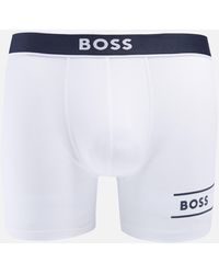 BOSS - 24 Cotton-blend Stretch-jersey Boxer Briefs - Lyst