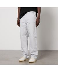 Carhartt - Double Knee Cotton-canvas Trousers - Lyst