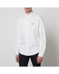 BOSS - B_motion_l Cotton Shirt - Lyst