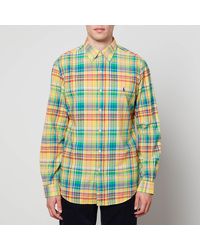 Polo Ralph Lauren Madras Button Down Shirt - Grün