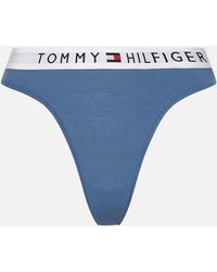 Tommy Hilfiger Cotton Thong - Blue