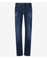Armani Exchange - Stretch-denim Slim-fit Jeans - Lyst
