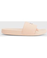 Tommy Hilfiger Printed Pool Slide Sandals - Pink