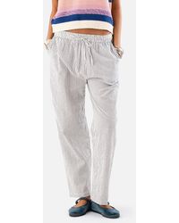 Lolly's Laundry - Bill Striped Cotton Trousers - Lyst