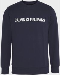 Calvin Klein - Core Institutional Logo Sweatshirt - Lyst