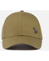 PS by Paul Smith - Zebra Logo-appliquéd Cotton-twill Baseball Cap - Lyst