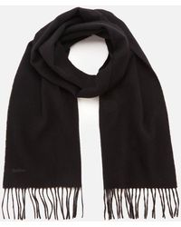 Barbour Casual Lambswool Woven Scarf - Black
