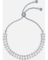 Ted Baker - Isabela: Crystal Baguette Adjustable Bracelet - Lyst