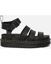 Dr. Martens - Blaire Leather Strappy Sandals - Lyst