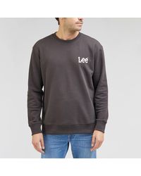 Lee Jeans - Wobbly Logo Cotton Sweatshirt - Lyst