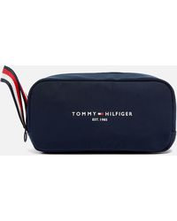 Blue Mens Bags Toiletry bags and wash bags for Men Tommy Hilfiger Surplus Washbag in Navy/Yellow 