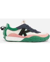 Kate Spade - K As In Kate Leather And Ripstop Trainers - Lyst