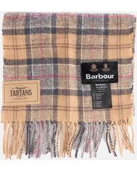 Barbour - Tartan Wool Scarf - Lyst