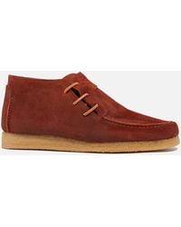 Clarks - Suede Lugger Boot - Lyst