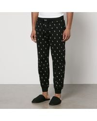 Polo Ralph Lauren - Printed Cotton-Jersey Lounge Joggers - Lyst