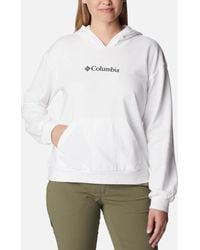 Columbia - Logo Iii French Terry Cotton-blend Hoodie - Lyst