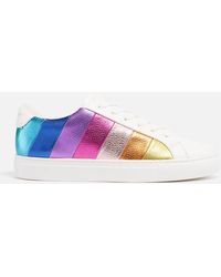 kurt geiger lane stripe trainers