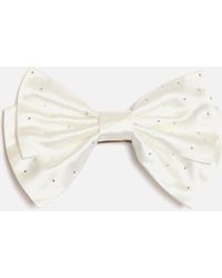 Sister Jane - Evermore Embellished Satin Hair Bow - Lyst