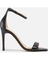 Guess - Devon Leather Heeled Sandals - Lyst