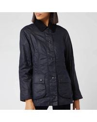 Barbour Beadnell Wax Jacket - Blue