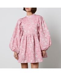 Sister Jane - Dream Collectors Floral-Jacquard Mini Dress - Lyst