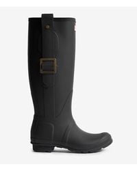 HUNTER - Original Tall Exaggerated Buckle Rubber Wellies - Lyst