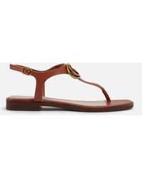 Guess - Miry Leather Sandals - Lyst