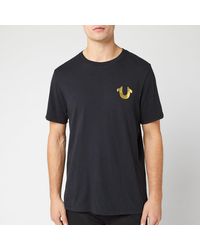 red and gold true religion shirt