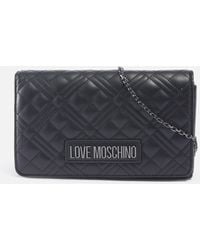 Love Moschino - Borsa Quilted Faux Leather Crossbody Bag - Lyst