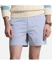 Polo Ralph Lauren - Prepster Cotton-seersucker Shorts - Lyst