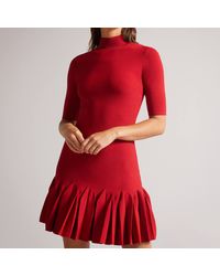Ted Baker Canddy Mini Dress - Red