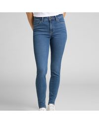 Lee Jeans Scarlett Stretch-Denim Skinny Jeans - Blau