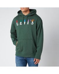 levis green hoodie