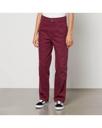 Dickies Duck Cotton-canvas Trousers - Red