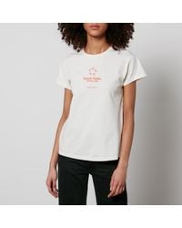Damson Madder - Daisy Chain Organic Cotton-jersey T-shirt - Lyst