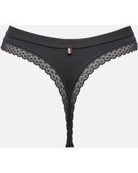 Tommy Hilfiger - Lace Trim Thong - Lyst