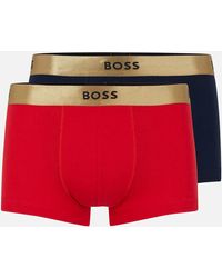 BOSS - Two-pack Cotton Boxer Briefs - Lyst