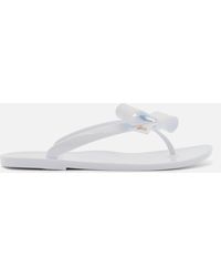 ted baker white flip flops
