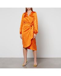 Never Fully Dressed - Patterned Midi Vienna Dress - Lyst