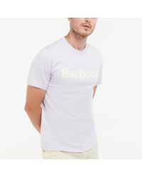 Barbour - Logo Cotton T-Shirt - Lyst