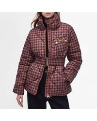 Barbour - Aurora Checked Shell Jacket - Lyst