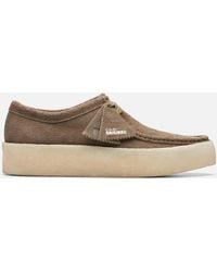 Clarks - Wallabee Suede Cup Shoes - Lyst