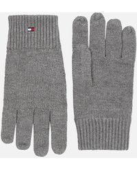 L-XL Bleu Visiter la boutique Tommy HilfigerTommy Hilfiger Men's Touchscreen Gloves Gants de Ski pour écran Tactile pour Homme 