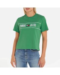 Tommy Hilfiger - Archive Logo Cotton T-shirt - Lyst